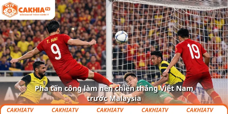 “Sạn nhỏ” trong chiến thắng Việt Nam trước Malaysia 3 Pha tấn công làm nên chiến thắng Việt Nam trước Malaysia